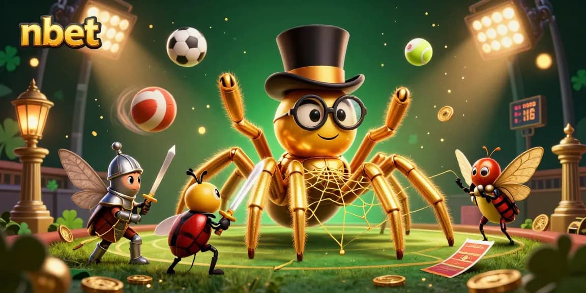 Experience thrilling nbet action through a vibrant 3D casino scene with dynamic characters and elements.