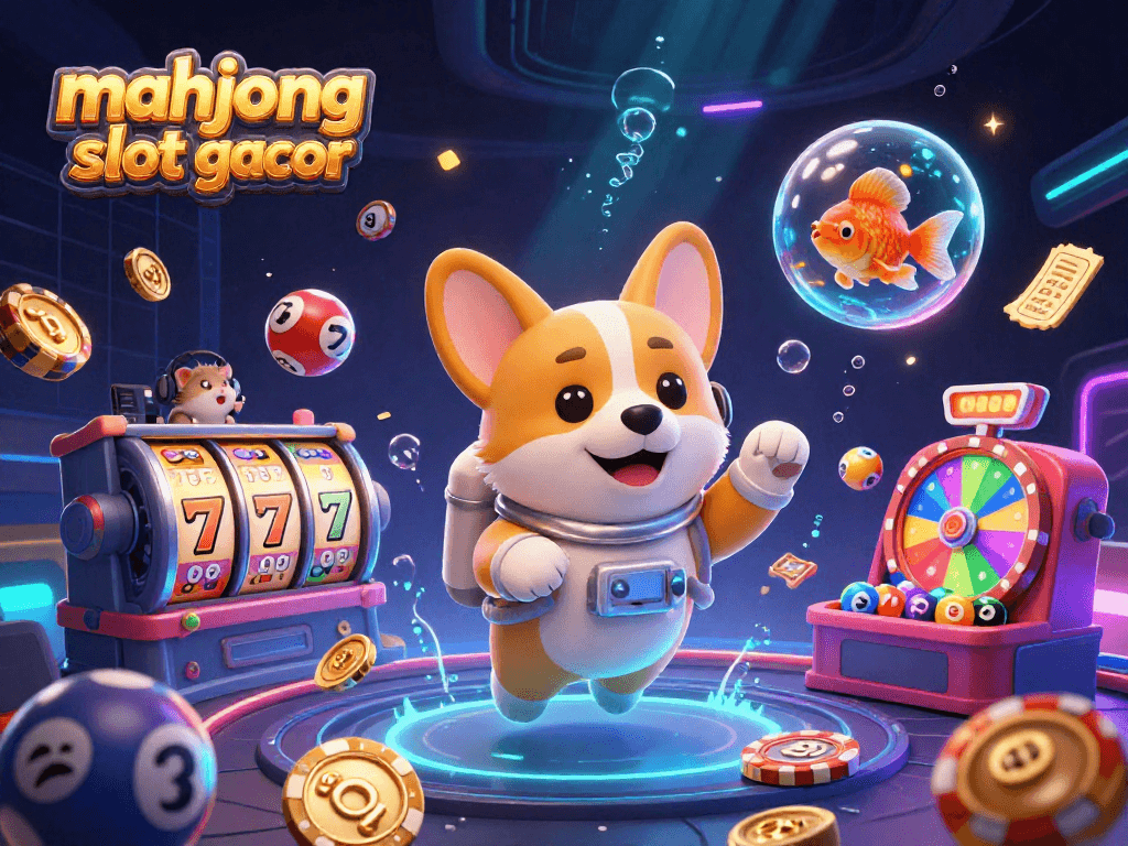 Experience the thrill of mahjong slot gacor with vibrant 3D casino scenes filled with action and entertainment.