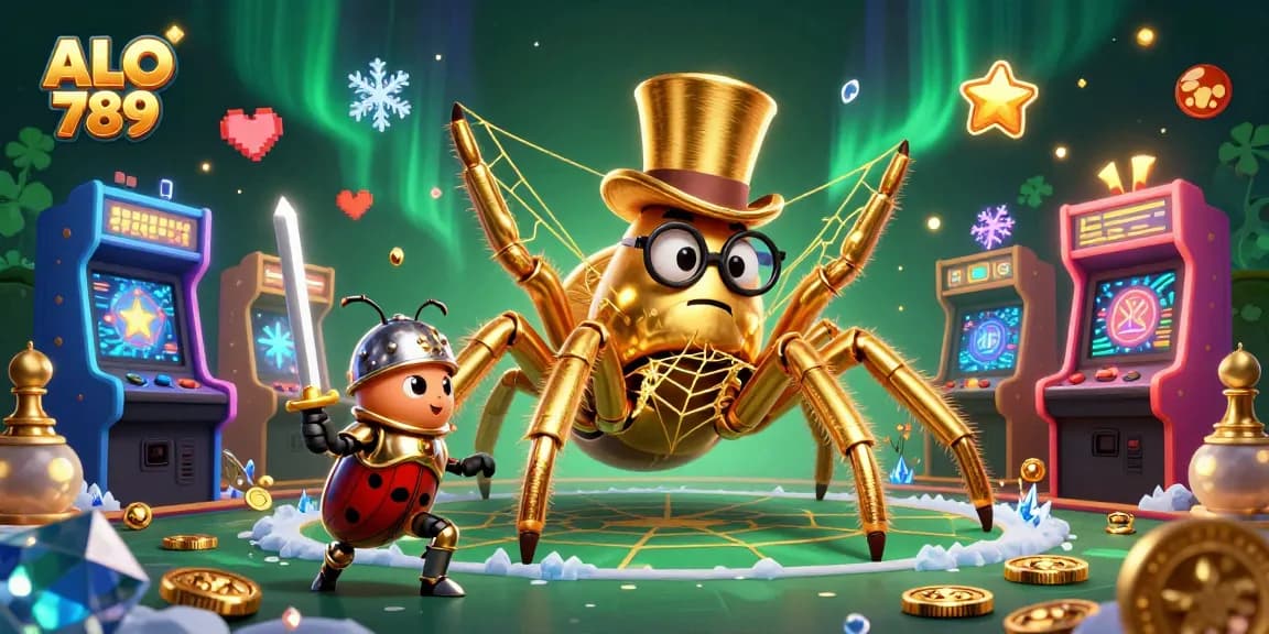 Bet on ALO 789 with thrilling 3D gambling elements and engaging characters in an exciting scene.