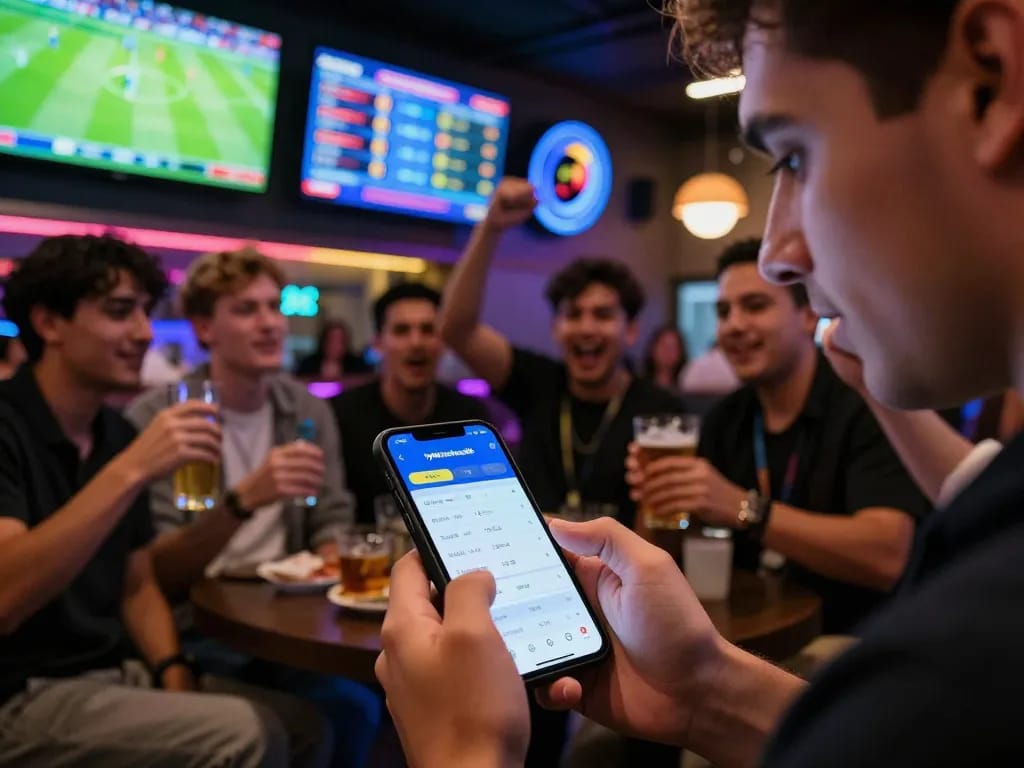 Engaging sports betting experience with tylekeonhacai88 app showcasing live odds and match stats