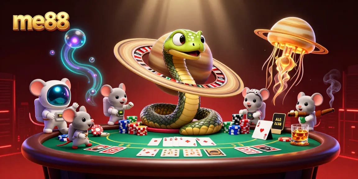 Experience thrilling gaming action with me88’s vibrant cosmic casino world.