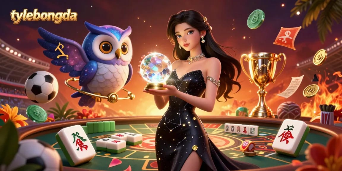 Engage in strategic sports betting insights on Tylebongda, featuring an enchanting casino scene.
