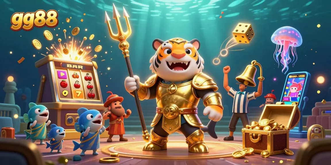 Experience gg88 like never before with a thrilling underwater casino scene bursting with excitement!