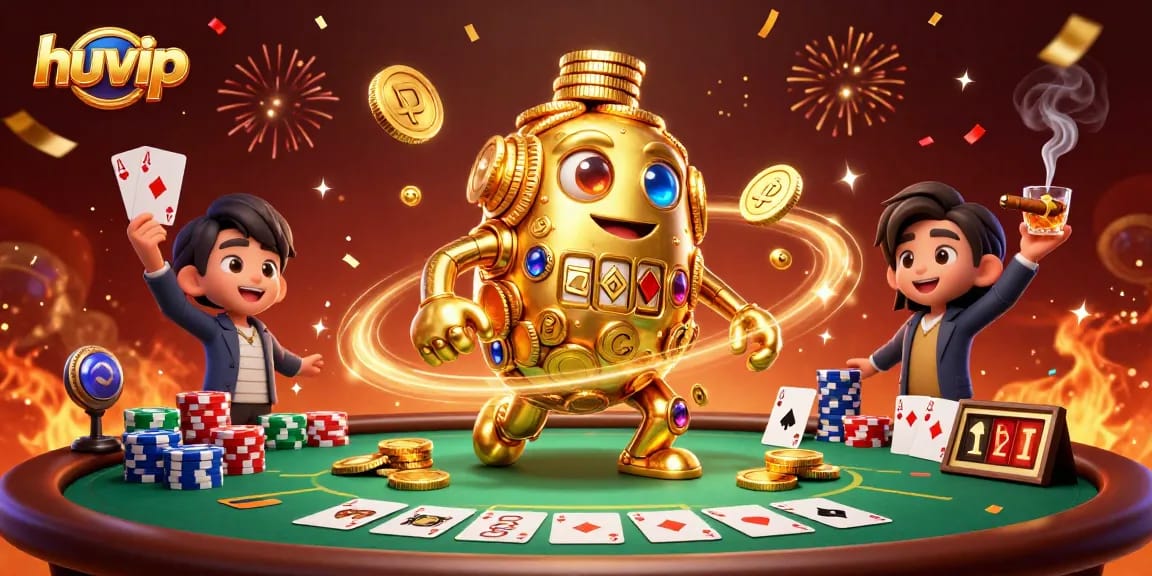 Experience the thrilling gameplay at huvip with dynamic poker and casino elements.