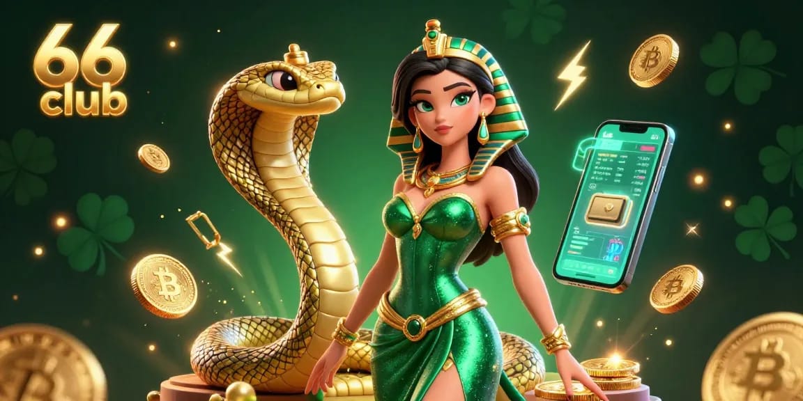 Bet on 66 club with thrilling digital illustrations of crypto elements and gaming excitement.