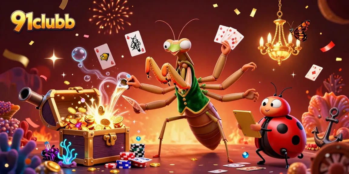 Engage with the 91clubb world of online gaming through vibrant, dynamic casino illustrations.