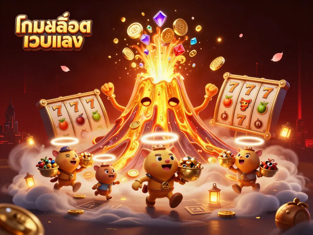 เล่นเกมสล็อตเว็บตรง พร้อมกิจกรรมสุดสนุกและทองคำที่ไหลออกจากภูเขาไฟทองคำ