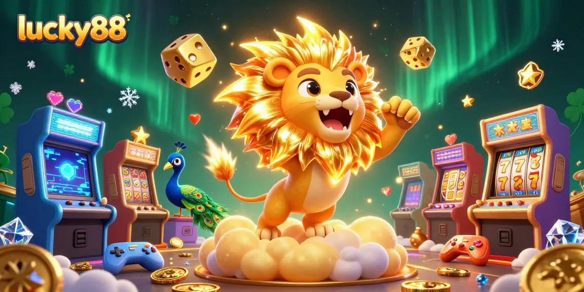 Play lucky88 in an engaging casino scene featuring animated characters and vibrant game elements.