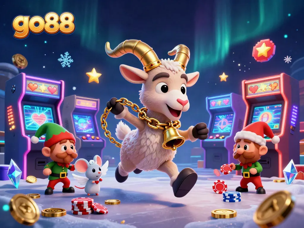 Join the festive fun at go88's casino where chaotic Krampus and friends bring thrilling wins!
