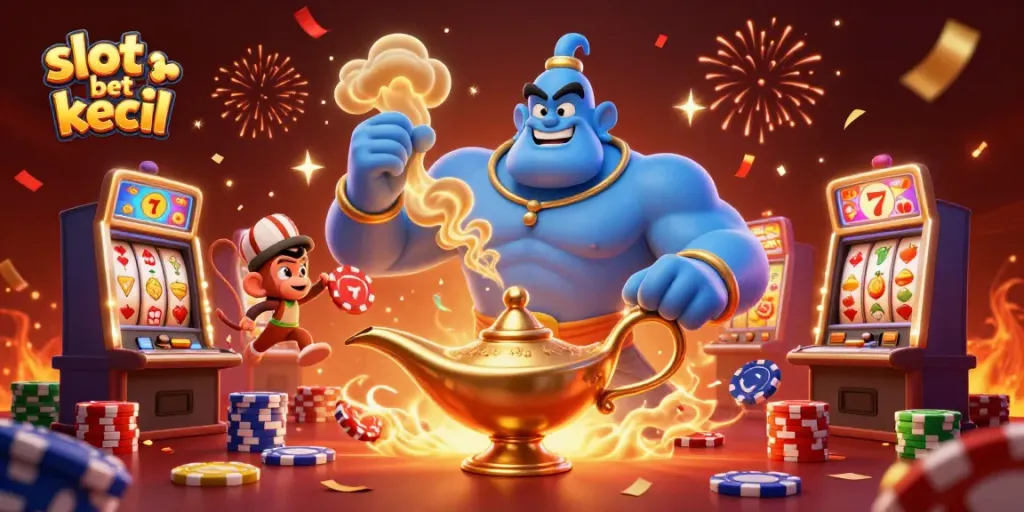Menang di slot bet kecil dengan simbol keberuntungan dan gameplay yang menyenangkan