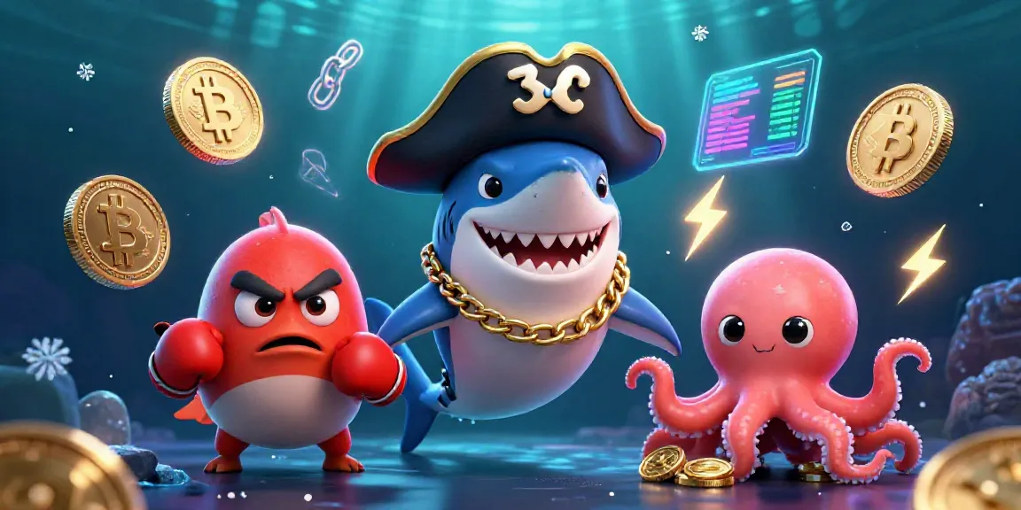 Engage with thrilling games on 79king while surrounded by colorful pirate-themed characters and crypto elements.