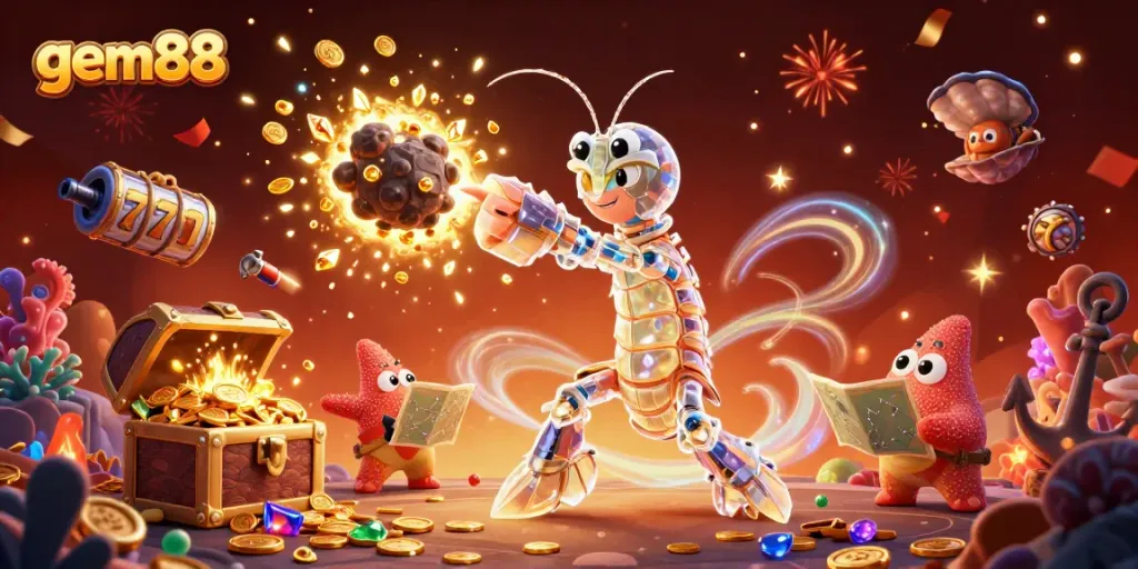 Experience thrilling winning adventures with gem88 in an engaging underwater casino world.