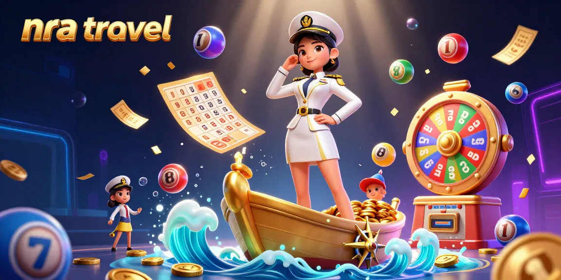 NRA travel offers a vibrant lottery scene with energetic gameplay elements and engaging characters in a dynamic setting.
