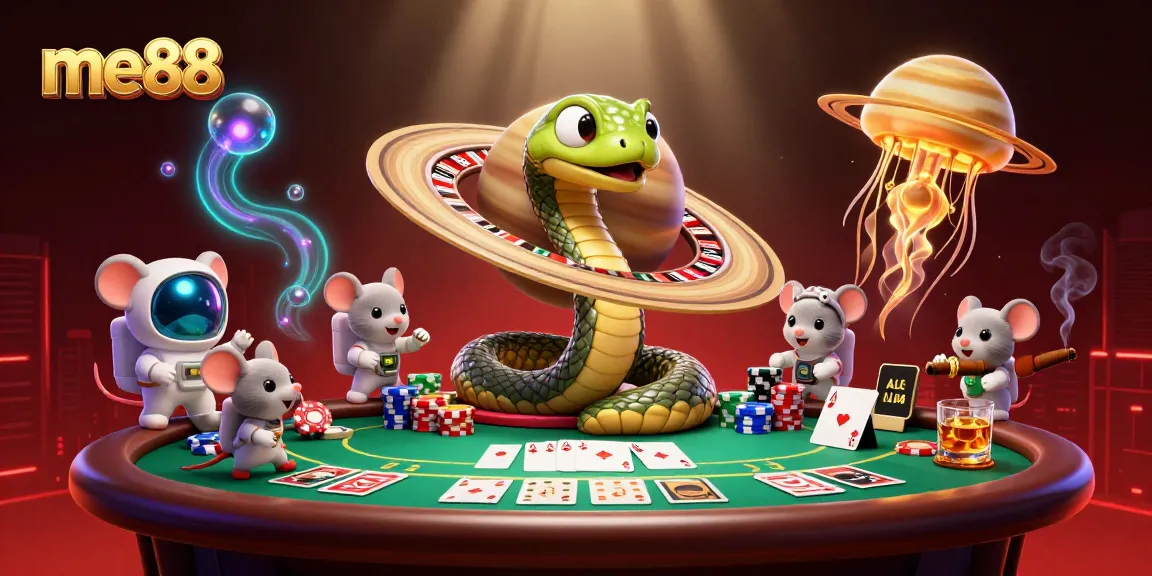 Experience thrilling gaming action with me88’s vibrant cosmic casino world.