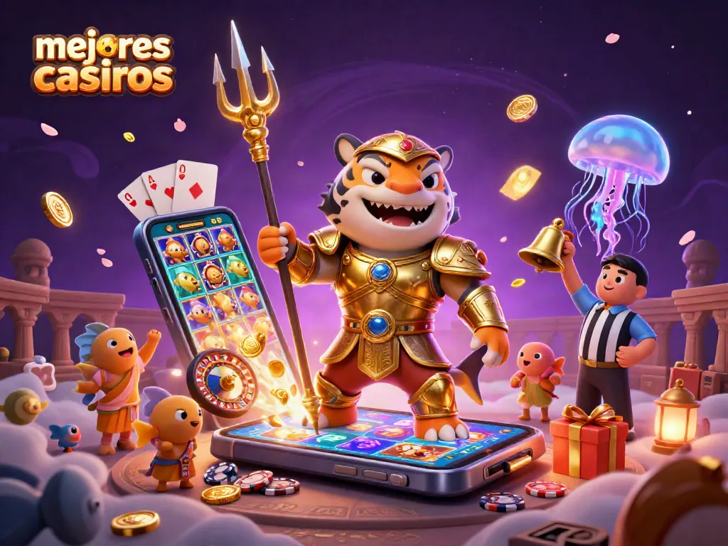 Conoce los mejores casinos donde jugar y ganar con un fondo vibrante y lleno de elementos emocionantes.