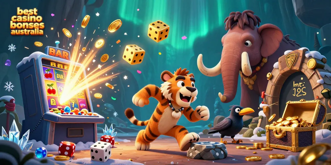 Explore the vibrant world of the best casino bonuses Australia with lively characters and gaming elements