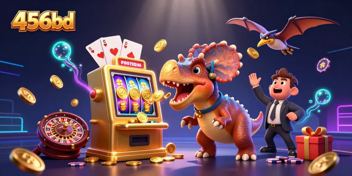 Experience jackpot excitement at 456bd with a dinosaur-themed slot game bonanza!
