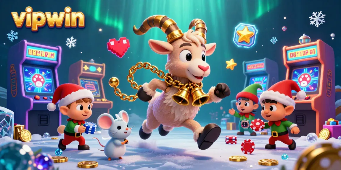 Engage with vipwin in a colorful holiday-horror casino filled with lively characters and vibrant game elements.