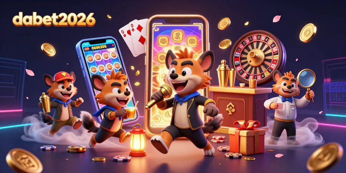 Join the fun at dabet2026's comedy casino with lively hyenas and exciting games!