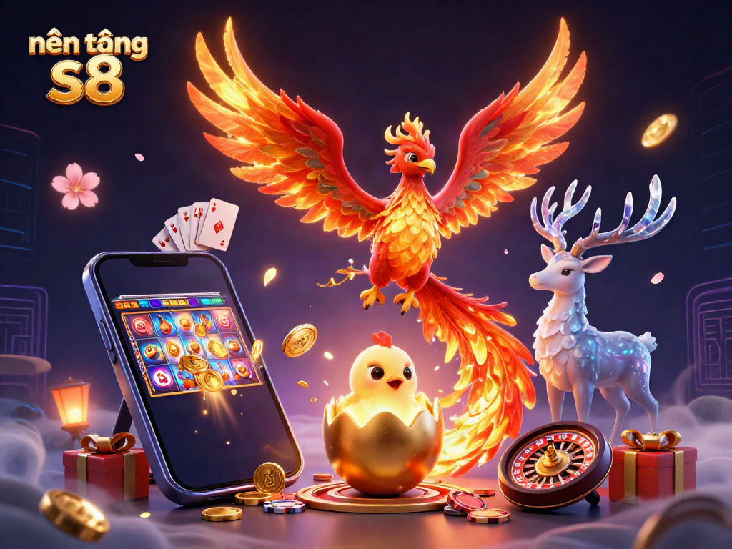 Experience the vibrant world of nền tảng s8 through colorful slot games and captivating characters in action.