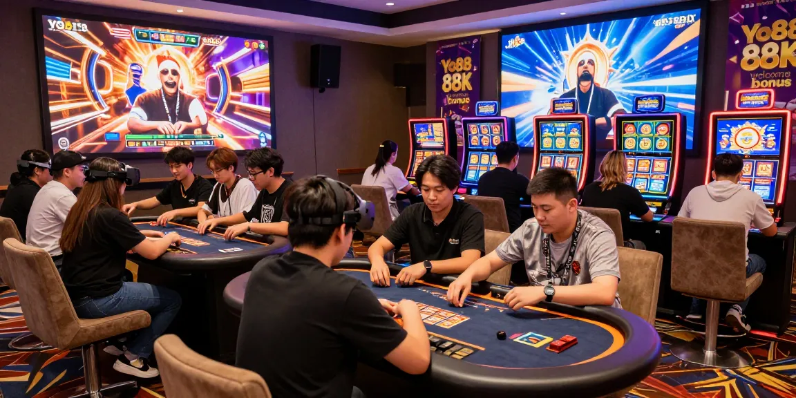 Young players enjoying the dynamic gaming experience at Yo88 online casino.