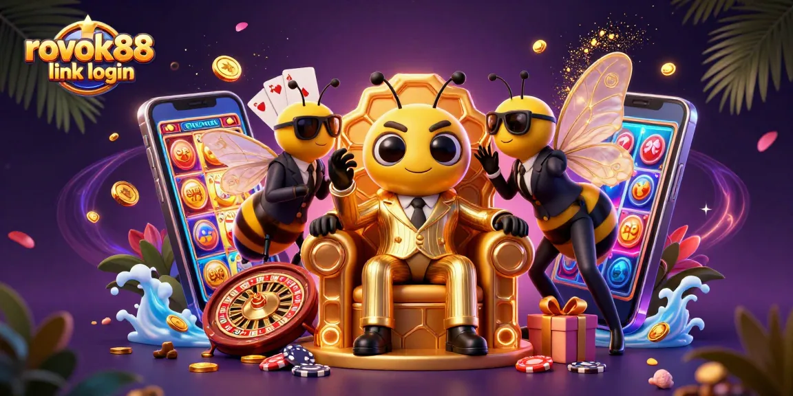 Experience the thrill of gaming with rokok88 link login in this vibrant casino scene showcasing exciting elements.