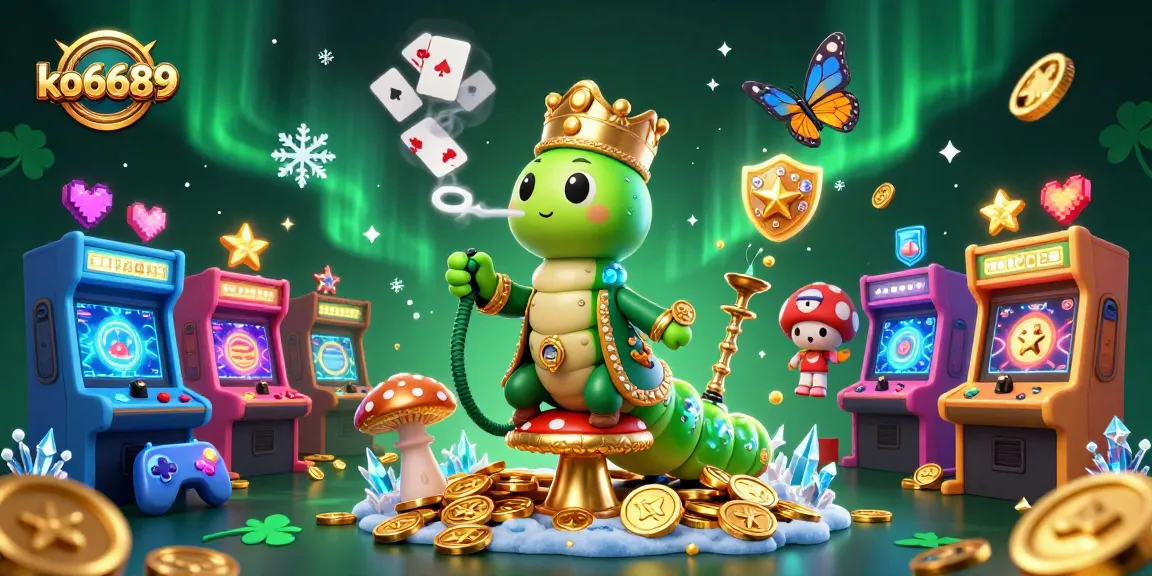 Experience the magic of ko6689 with this vibrant 3D casino-themed illustration, showcasing unique gambling elements and engaging action.