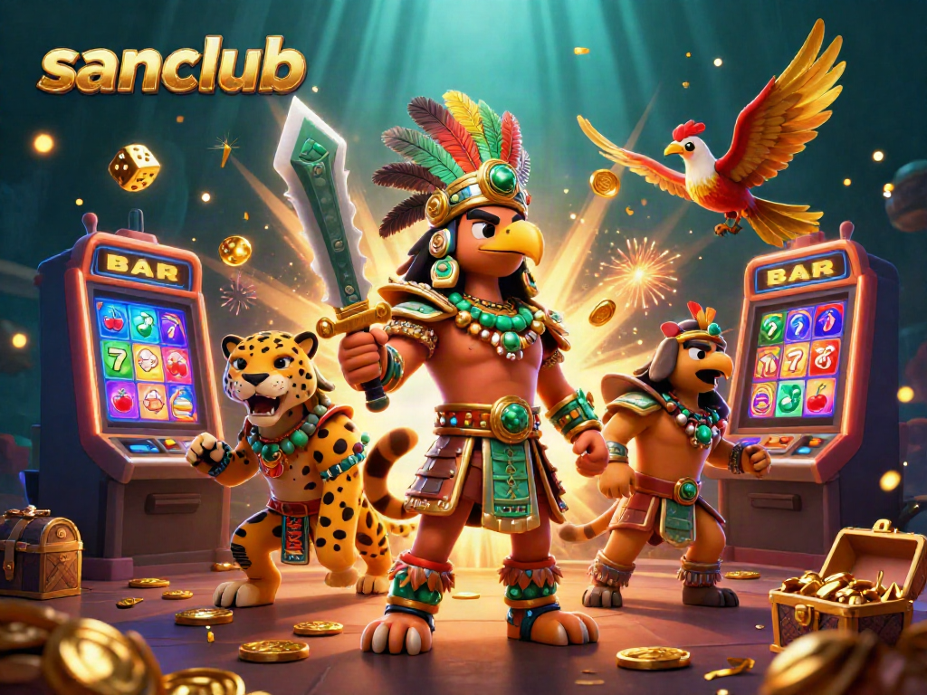Engage with sanclub's thrilling jackpot games in an immersive carnival atmosphere
