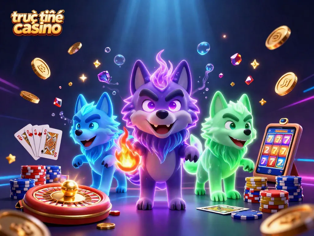 Khám phá thế giới trực tuyến casino với những con sói ma mị và kho báu lấp lánh.