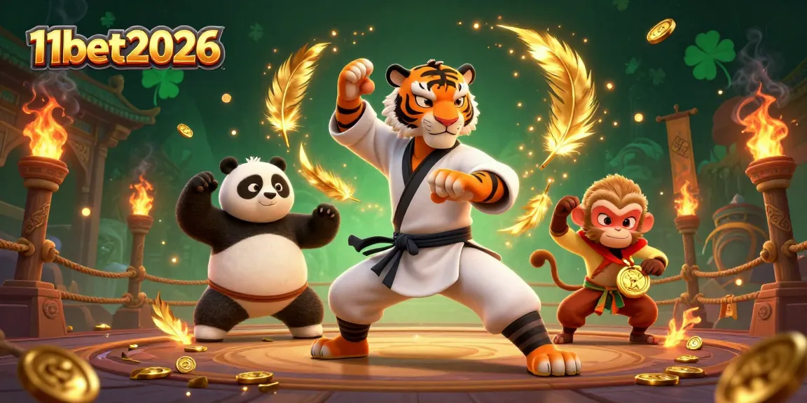 Experience winning moments at 11bet2026 with dynamic cartoon characters in a vibrant casino scene.
