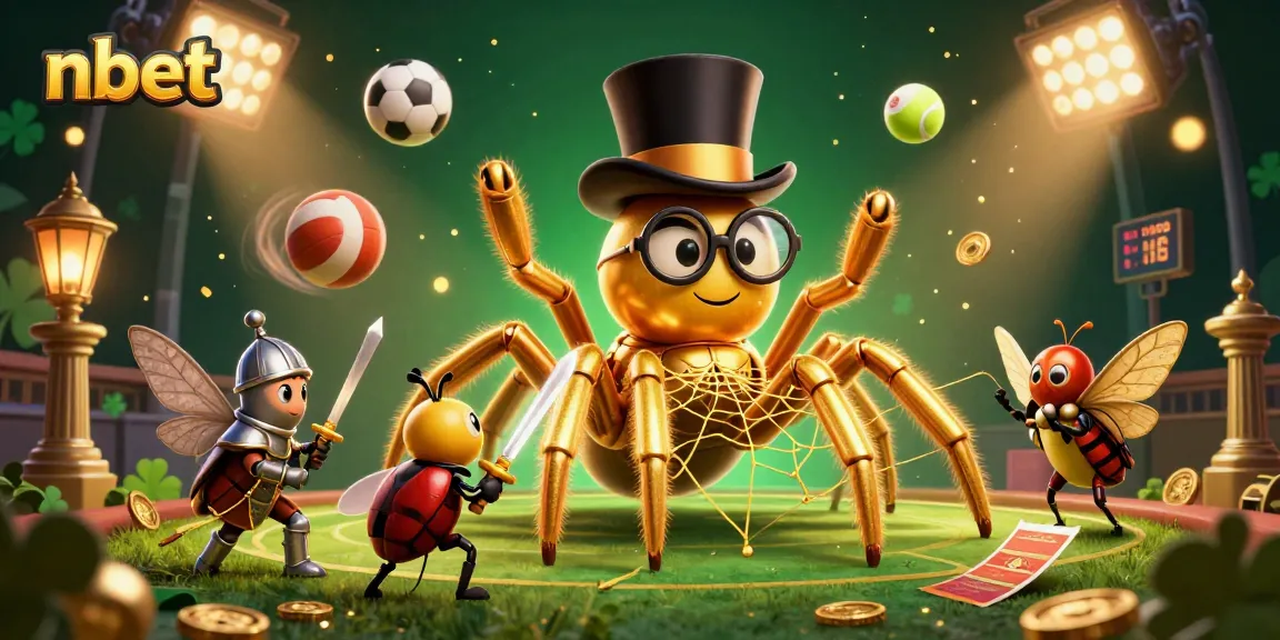 Experience thrilling nbet action through a vibrant 3D casino scene with dynamic characters and elements.