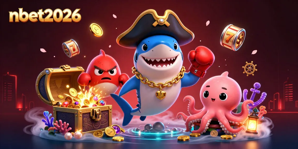 Play exciting games like slots with nbet2026 featuring fun characters and treasure in a vibrant underwater scene.