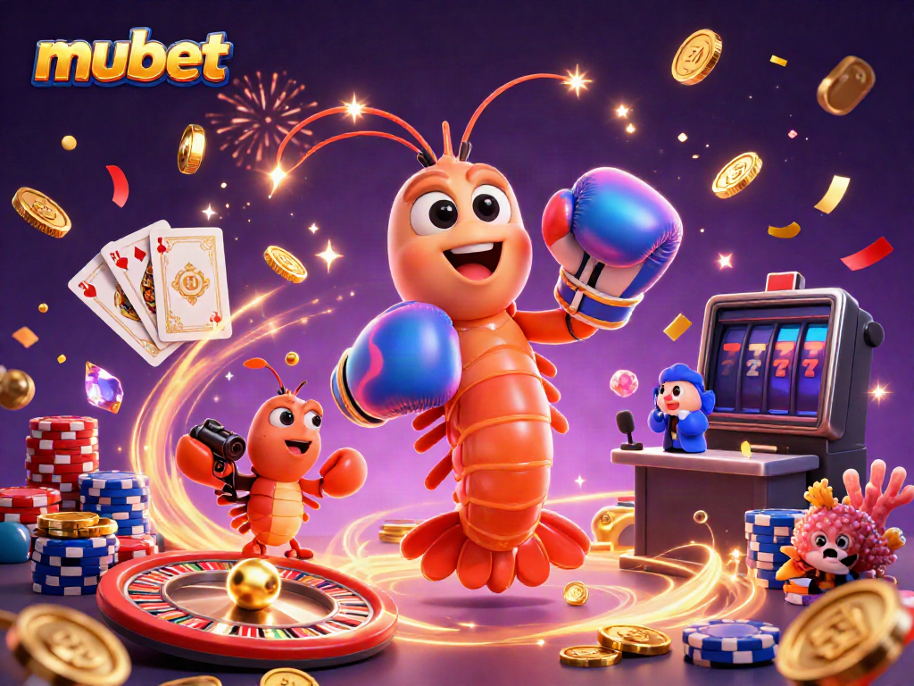 Experience the thrill of mubet with vibrant characters and energetic casino elements!