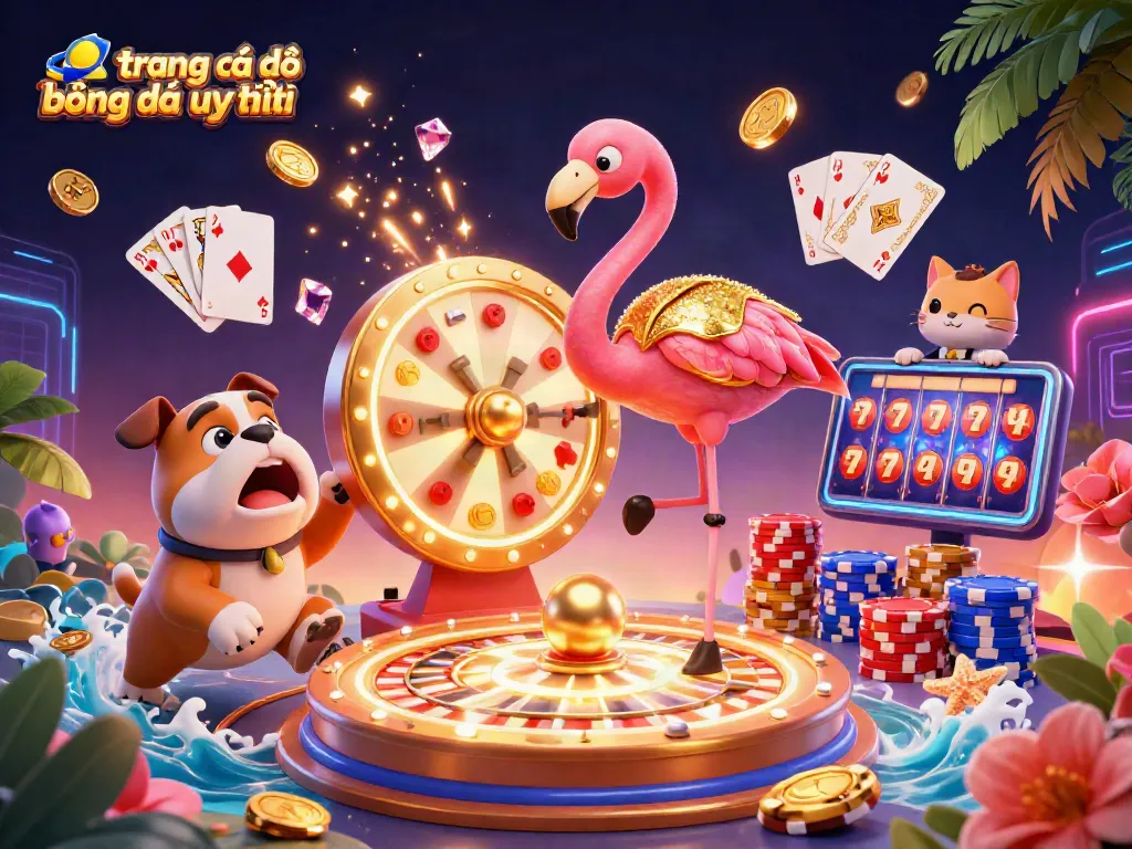 Hình ảnh mô tả trang cá độ bóng đá uy tín với các nhân vật và yếu tố quyến rũ từ thế giới cá cược