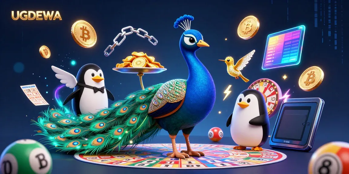 Engage with UGDEWA's vibrant lottery scene featuring unique characters and dynamic game elements.