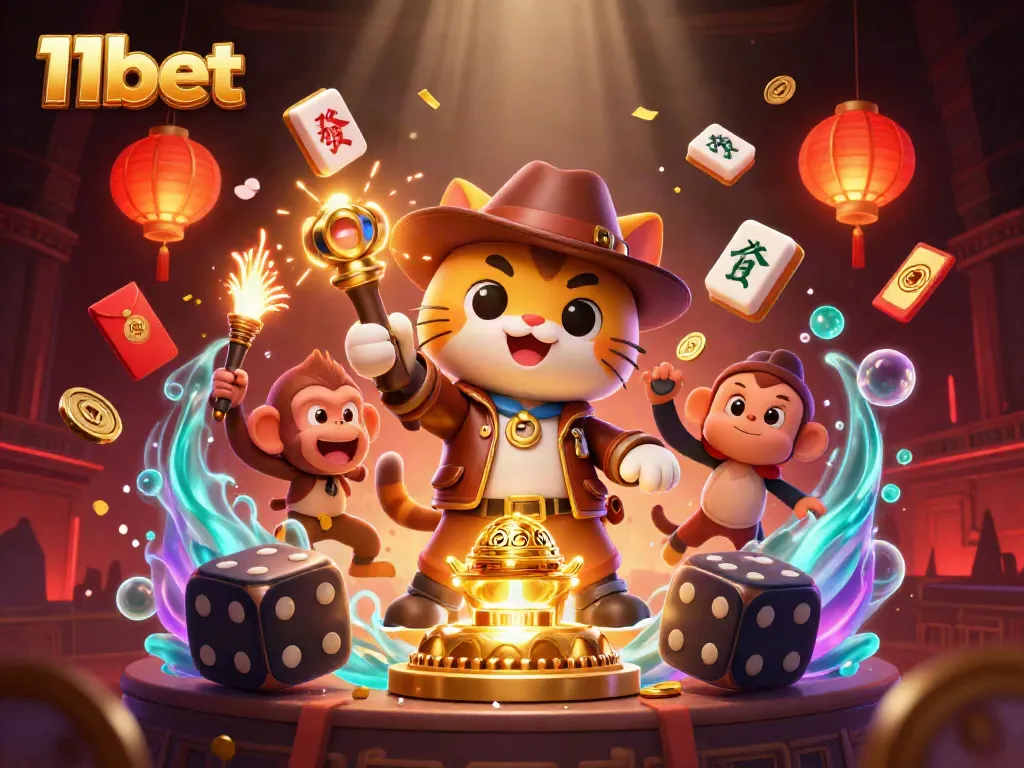 Experience the thrill of winning with 11bet casino as an explorer uncovers treasures amid stunning visuals.