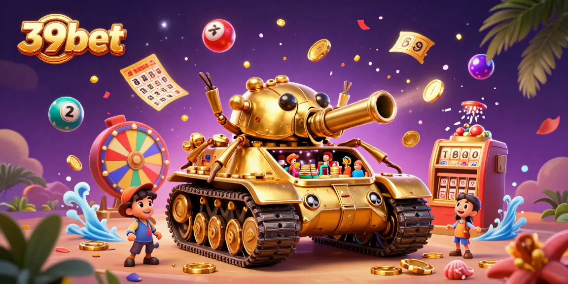 39bet engaging players with vibrant mini casino tank and dynamic lottery elements.