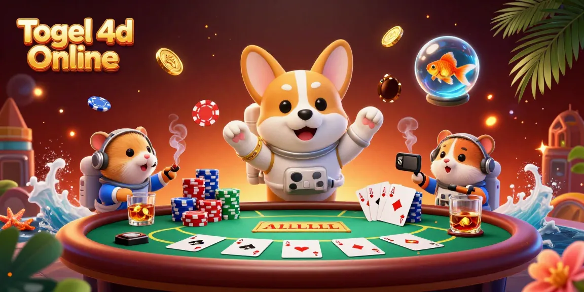 Togel 4d Online attracts players with thrilling games in a 3D casino space, rich with poker excitement.
