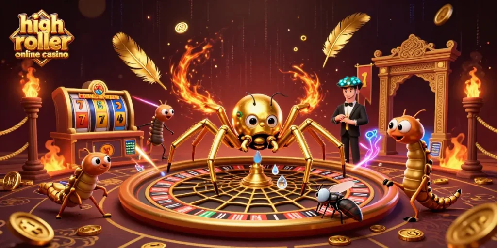 Experience excitement at a high roller online casino with vibrant spins and thrilling bets.